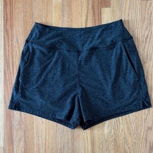 Outdoor Voices Women's Charcoal Grey Athletic Shorts